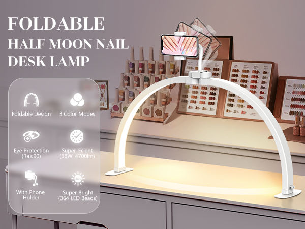 half moon lamp