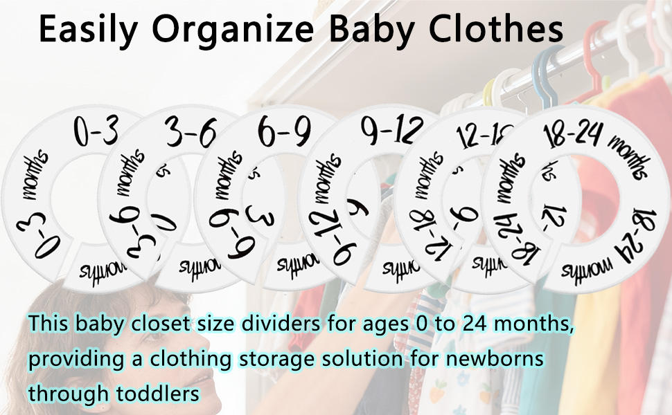 baby closet size dividers