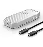 MAIWO 40Gbps M.2 NVMe SSD Enclosure USB4 Type-C to 2280 PCIe NVMe Adapter Built-in Turbo Fan Supp...