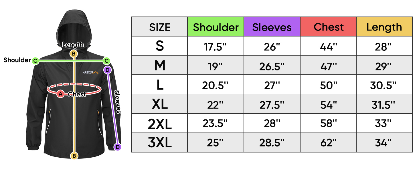 packable rain jacket