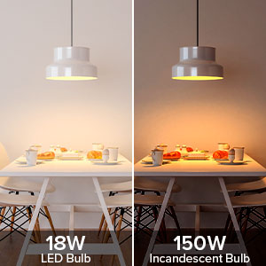 150W Equivalent 18W LED Bulb