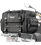 Rhinowalk Motorcycle Tail Bag, Expandable Motorcycle Travel Luggage Bags 60L, motorcycle Powerspo...