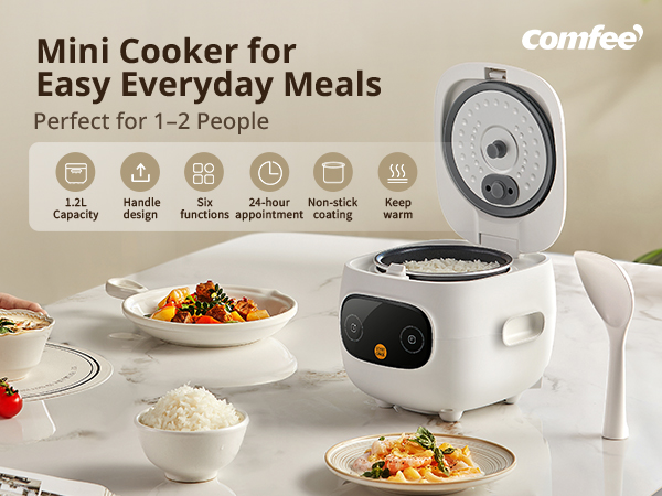 Mini cooker for easy everyday meals - perfect for 1-2 people