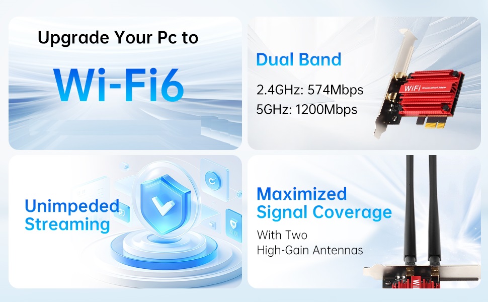 AX1800 PCIE Wifi card