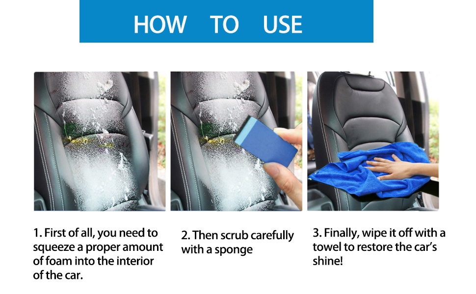 Multi-purpose foam cleaner