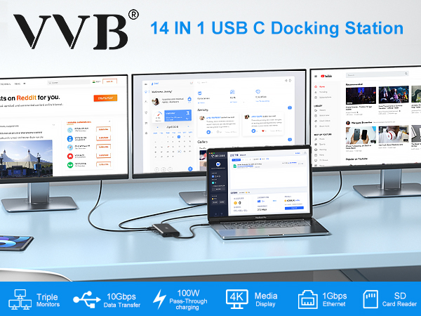 usb c hub multiport adapter with ehternet usb hdmi dp displayport pd charger usb c to dual hdmi dp