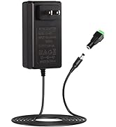 24V 3A Power Supply Adapter,100-240V AC to DC 24Volt 3A 72W Power AC/DC Adapter 5.5mm x 2.1mm DC ...