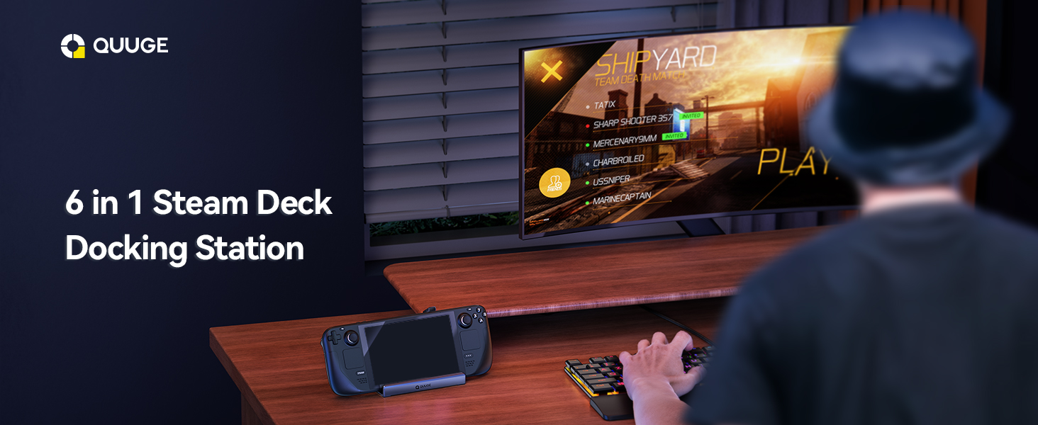 Steam deck dock station