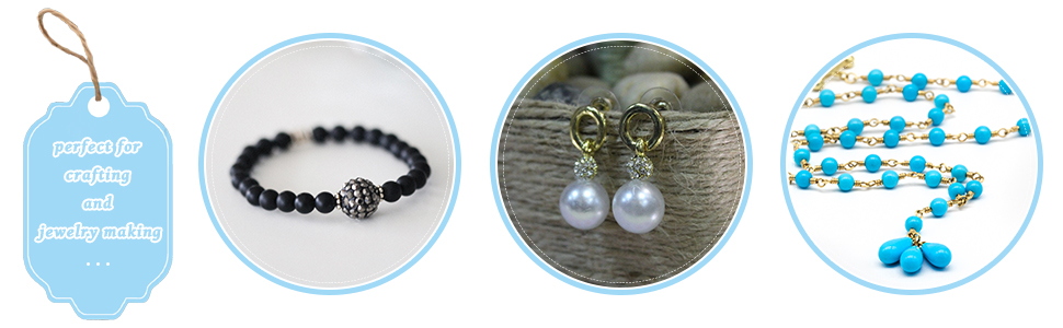 Natural stone beads