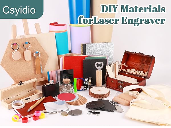 Materials Apply to All Laser Engraver