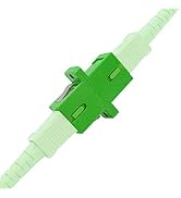 PacSatSales - SC/APC Fiber Optic Coupler - 10 Pack SC Fiber Connector Kit - SC/APC to SC/APC Fibe...