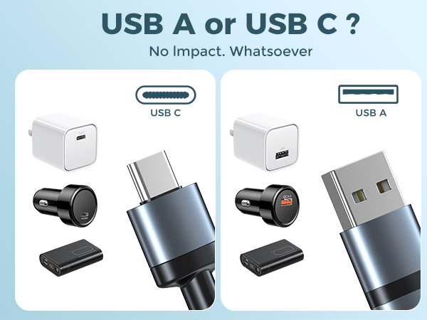 USB C/A multi charging cable