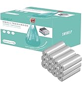Small Trash Bags 240 Count Garbage Bags SWIHELP Waste Basket Liners for Bathroom, Kitchen,Bedroom...