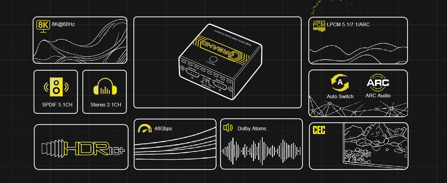 HDMI ARC AUDIO EXTRACTOR