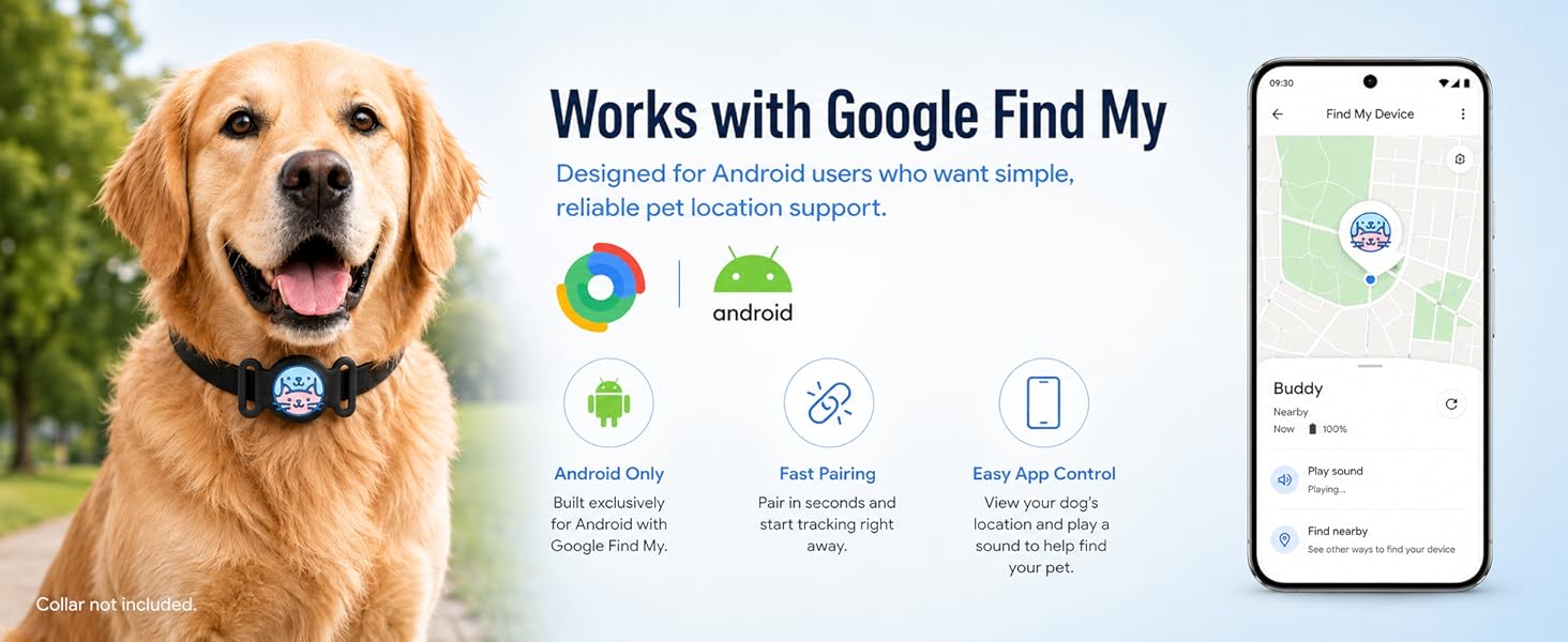 GPS Collar for Dogs,Pet Tracker