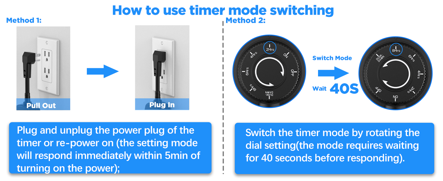 Mode switching