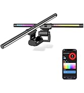 Colorpanda RGB Monitor Light Bar, LED Dual Light Source Adjustable Cool Mix Warm Light Color Temp...