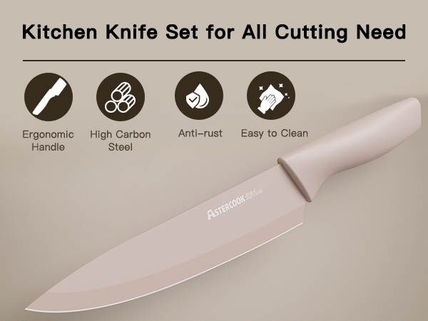 13 pcs kitchen knife set