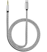 Aux Cord for iPhone, Apple MFi Certified esbeecables Lightning to 3.5mm Nylon Braided Audio Stere...