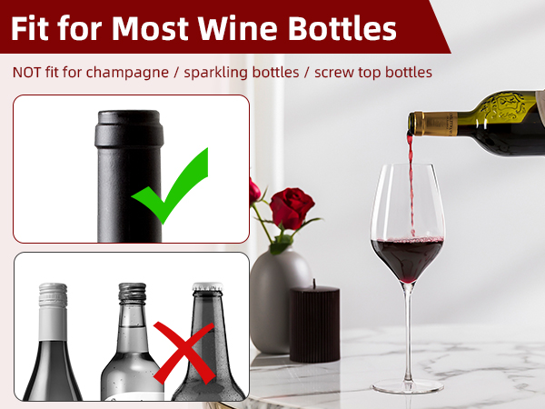 wine toppers for wine bottles