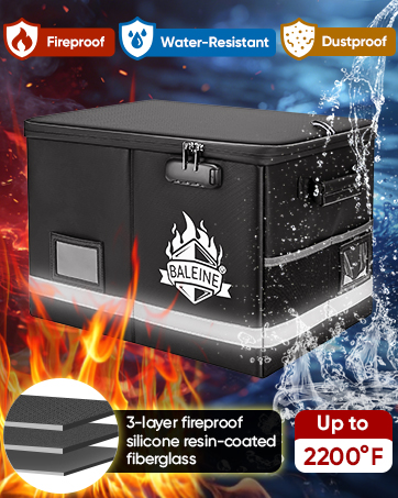 fireproof document box