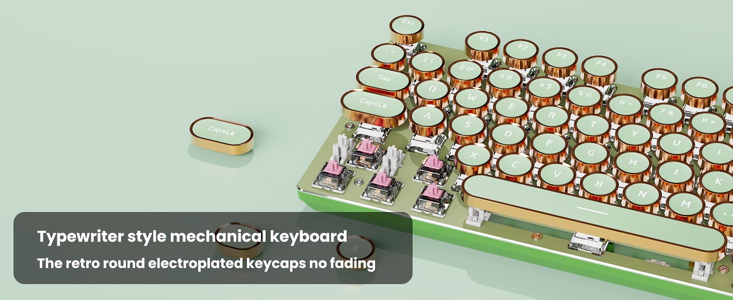typewriter keyboard steampunk keyboard mechanical gaming keyboard mechanical keyboard