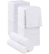 Orighty Washcloths 48 Pack, Ultra Soft Face Cloths 12 x 12 inch, Absorbent &amp; Quick Drying Coral V...