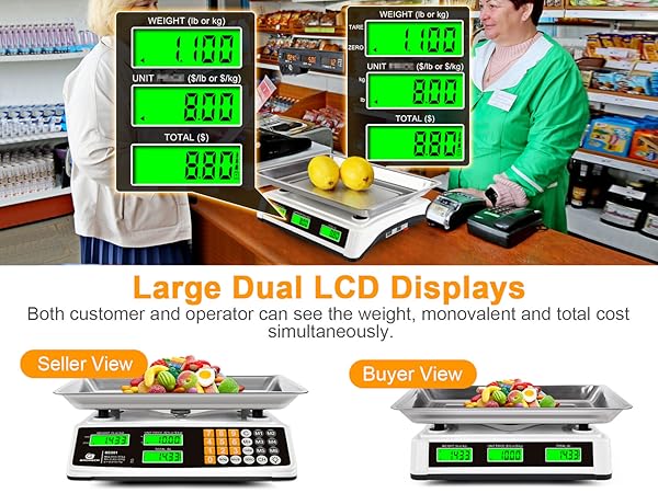 Commercial food scale