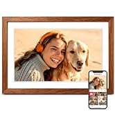 Frameo 10.1'' Digital Picture Frame WiFi, Electronic Photo Frame 32GB | 1280*800 HD Touch Screen ...