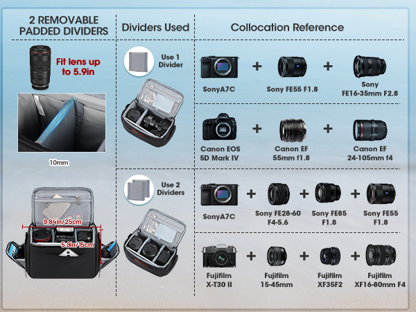camera bag for photographers