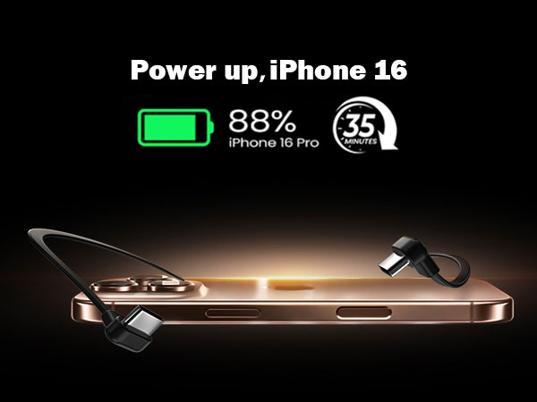 iPhone 16 charging cable