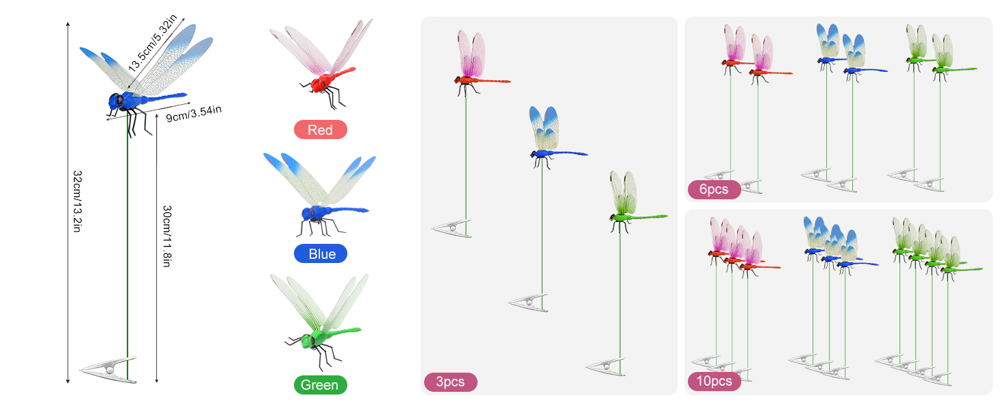 dragonfly clips to keep bugs away