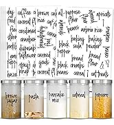 FYY Home Organization Labels,168PCS Food Label Stickers, Preprinted Label Stickers for Kitchen Pa...