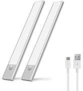 LED Under Cabinet Lights,88 LED Rechargeable Closet Lights,1500mAH Battery Wireless Motion Sensor...