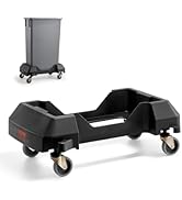 VEVOR Trash Can Dolly, Fit 16/23 Gallon Containers, Interior Dimension 18.11" L X 9.92" W, Trash ...