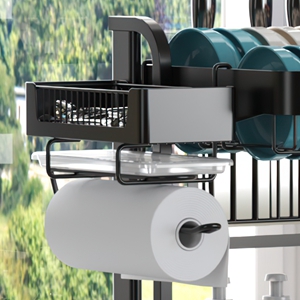 over the sink dish drying rack