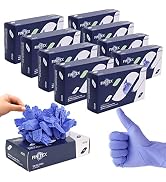 FINITEX Nitrile Disposable Gloves Medical Exam Gloves - 100/1000 PCS Latex-free Examination Purpl...