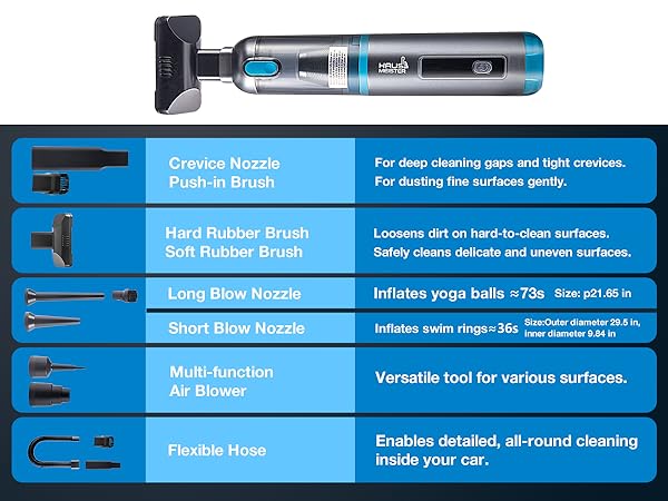 4 IN 1 PORTABLE MINI CORDLESS VACUUM CLEANER