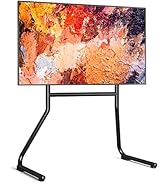 Rfiver Floor TV Stand for 60-86 Inch TV LCD LED Flat Curved TVs with Mount up to 150 lbs, Height ...