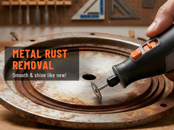dremel tool accessories for metal rust removal