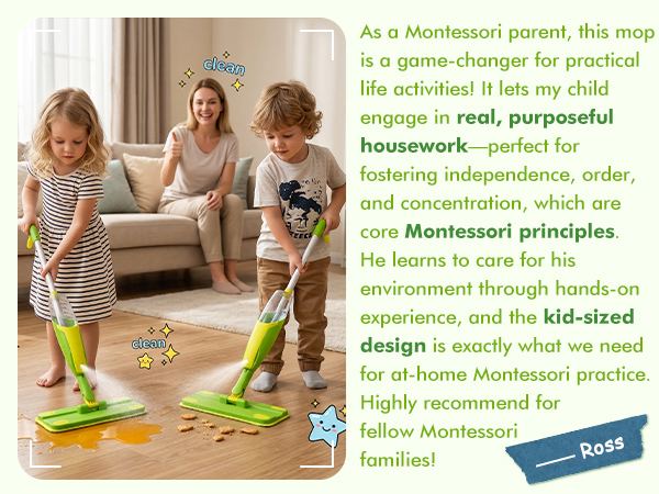 Toddler Educational Housekeeping Set