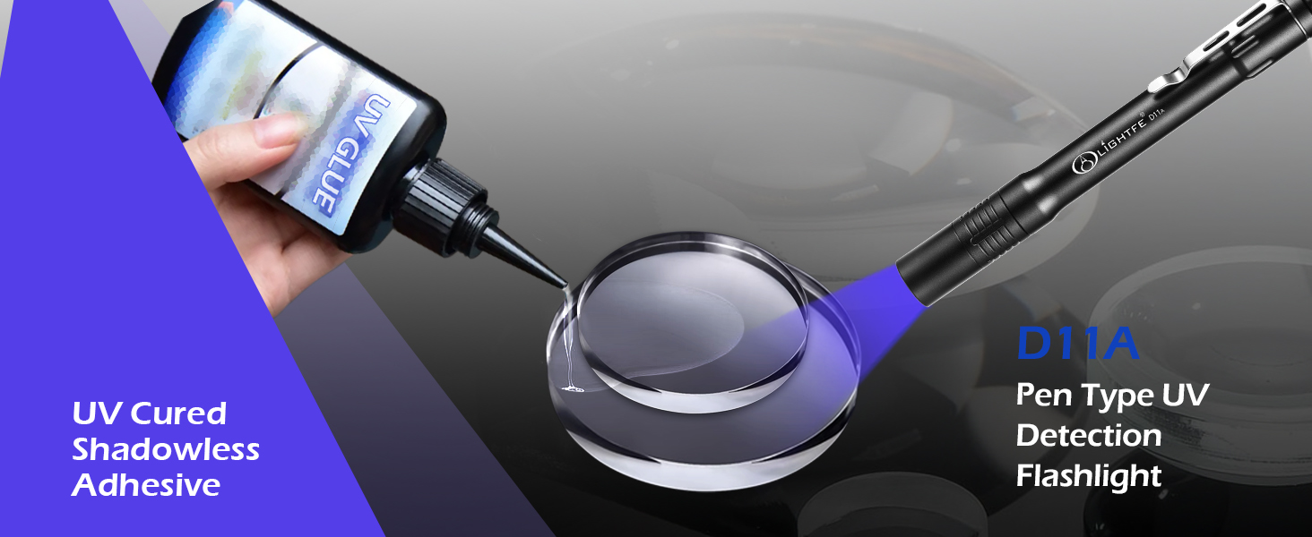 D11 for UV Glue Curing, Fluorescent Agents, Pet Urine, Stain Detection