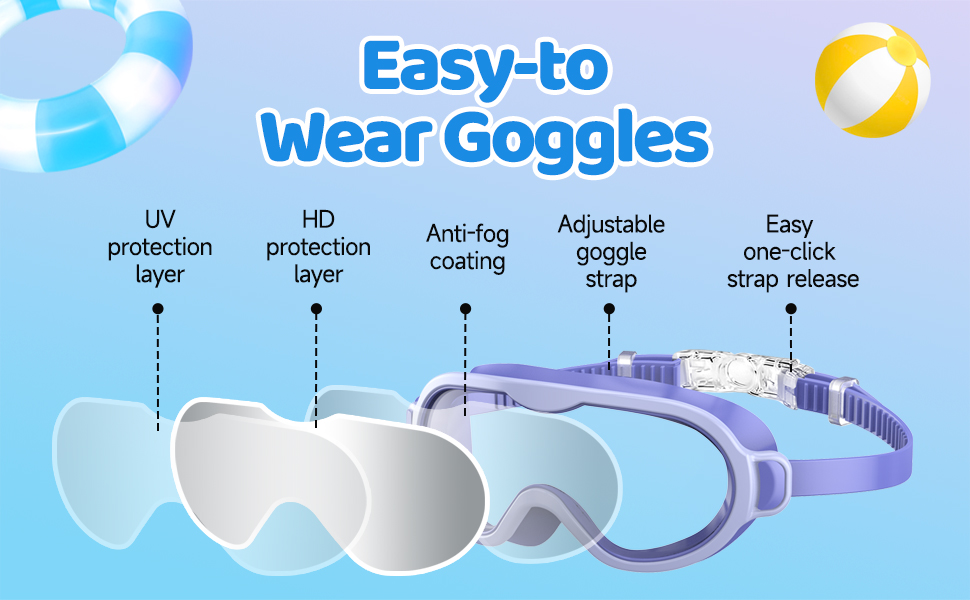 Swim goggles for Kids