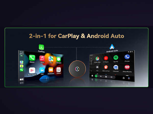 2026 Wireless CarPlay &amp;amp; Android Auto Adapter