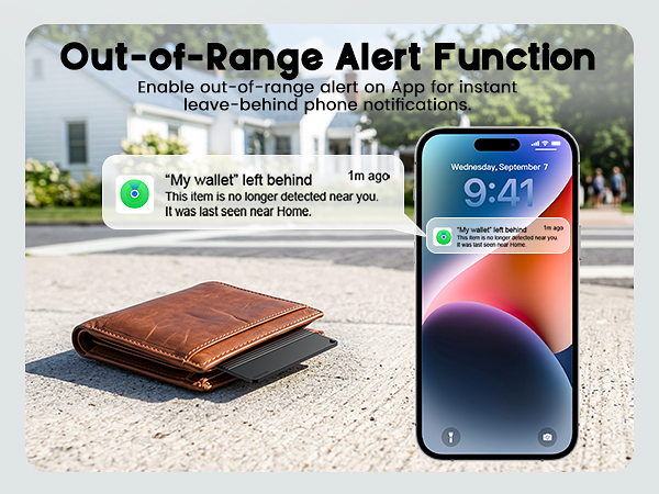 tracking card for wallet