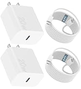 15 Charger 20W USB C Charger for Phone 15/15 Plus/Pro Max, iPad Pro 12.9/11 inch, Pad Air 5th/4th...
