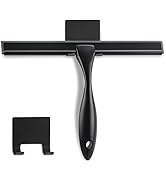 Shower Squeegee, 10-Inch Matte Black Squeegee, All-Purpose Stainless Steel Squeegee for Bathroom,...