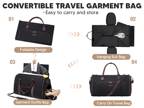 Convertible Garment Bags for Travel