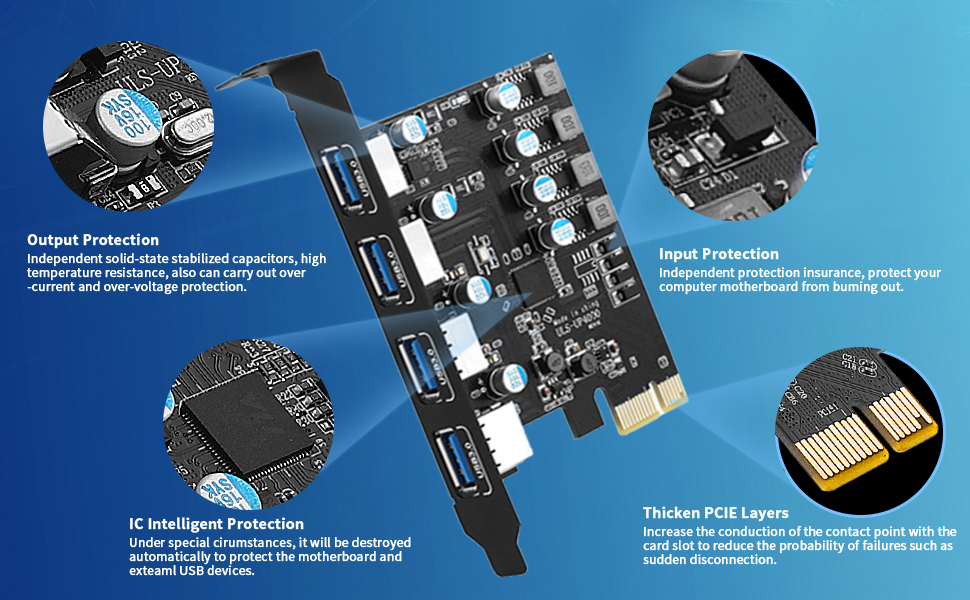 sinefine usb pcie card