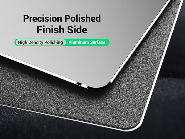 apple mouse pad hard metal mac aluminum magic glass mouse pad imac grey modern gray silver laser